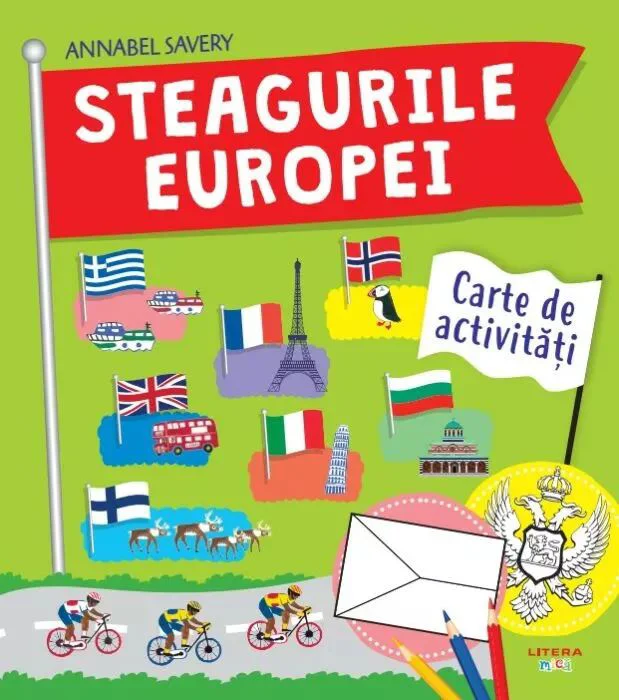 Carte de activitati Litera Steagurile Europei foto
