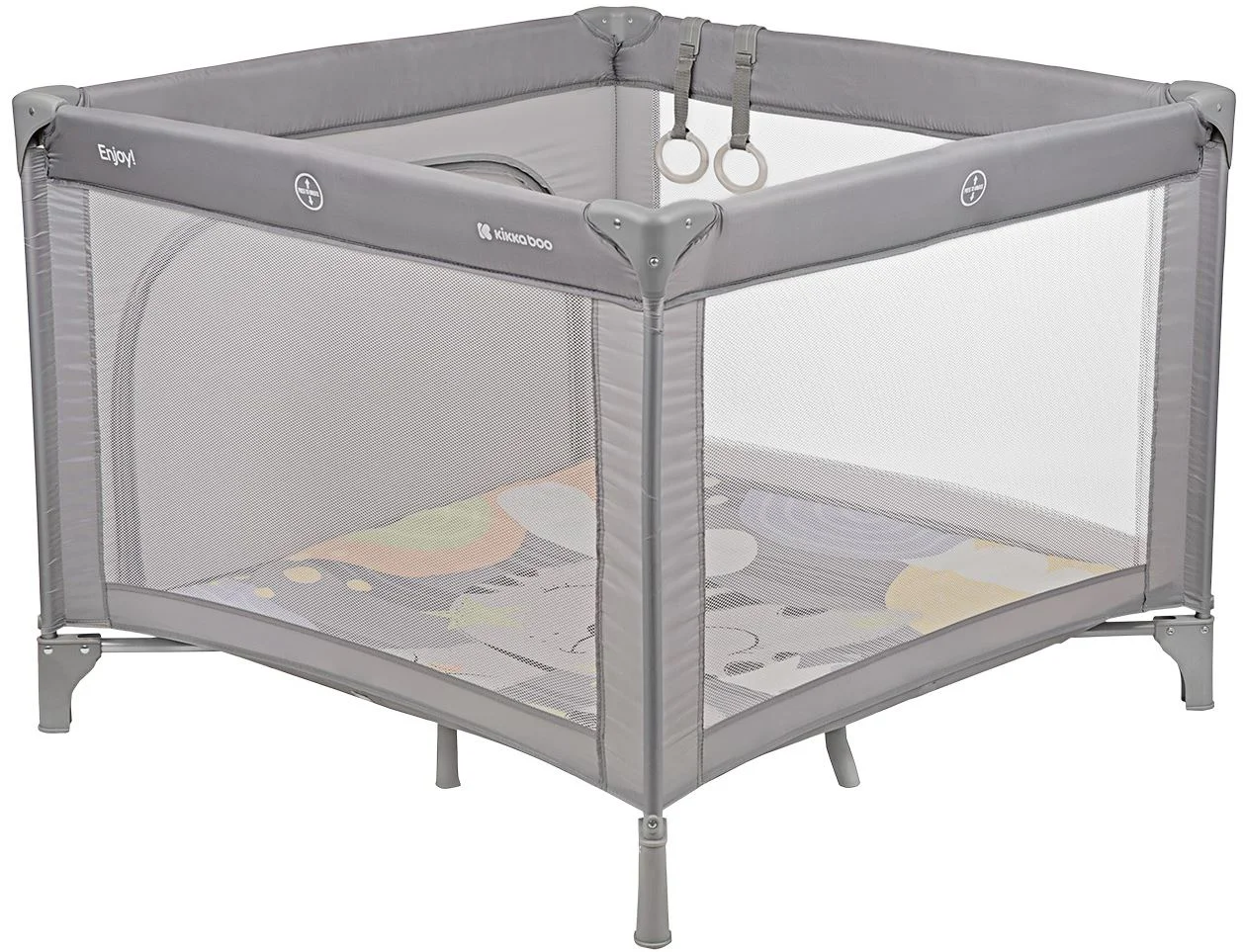 image for Tarc pentru copii KikkaBoo Enjoy Grey Cat foto