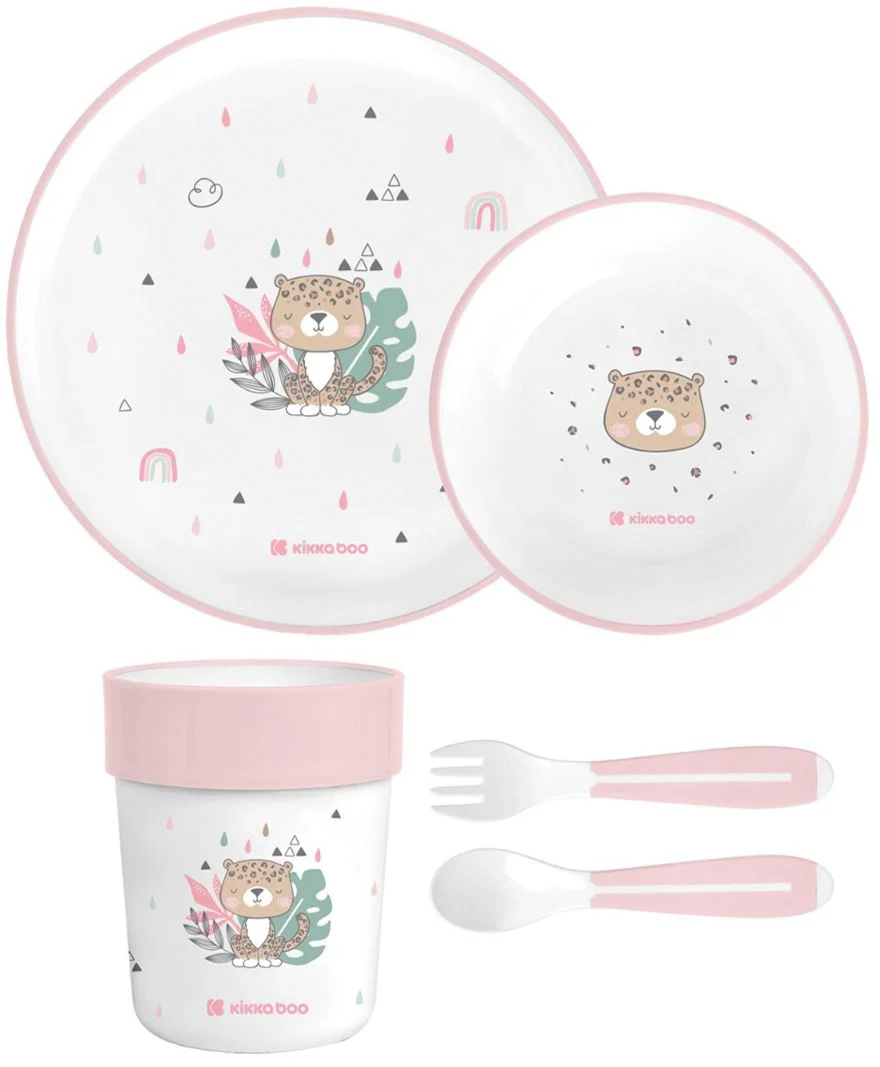 Набор для кормления KikkaBoo Savanna Pink