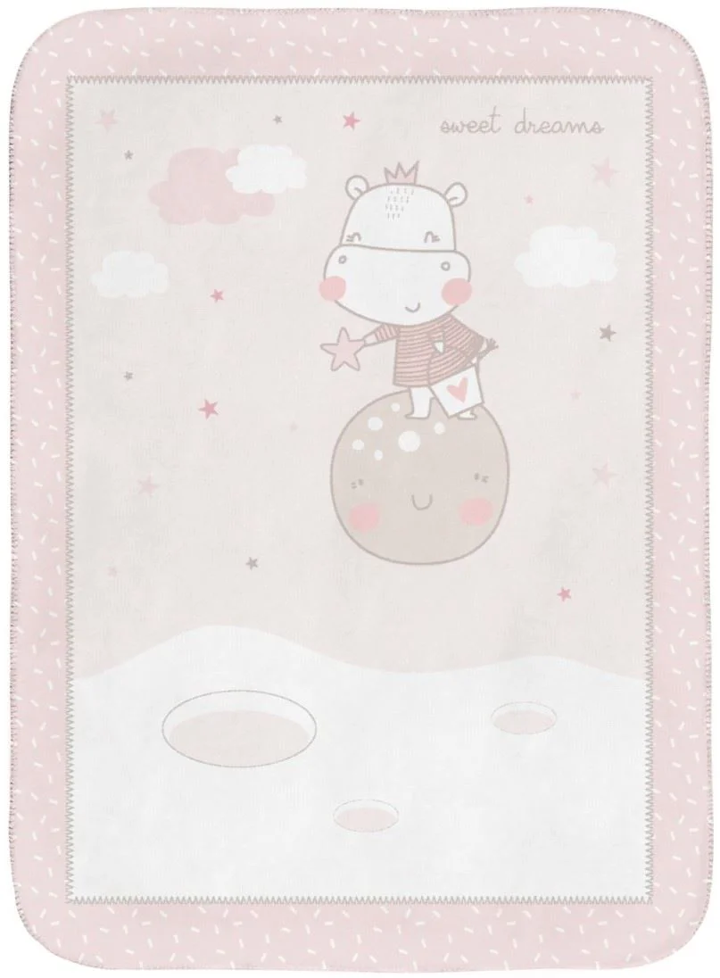 Plapuma super moale KikkaBoo Hippo Dreams, 110x140 cm