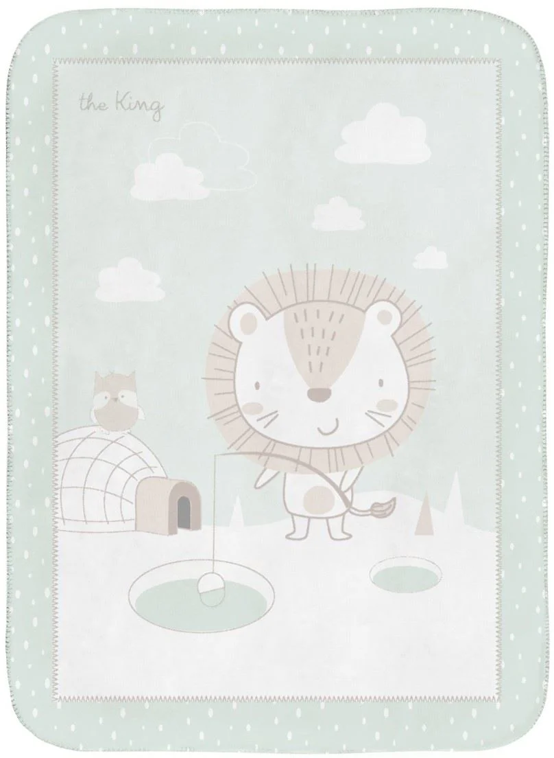 image for Супермягкое одеяло KikkaBoo Jungle King, 110x140 см foto