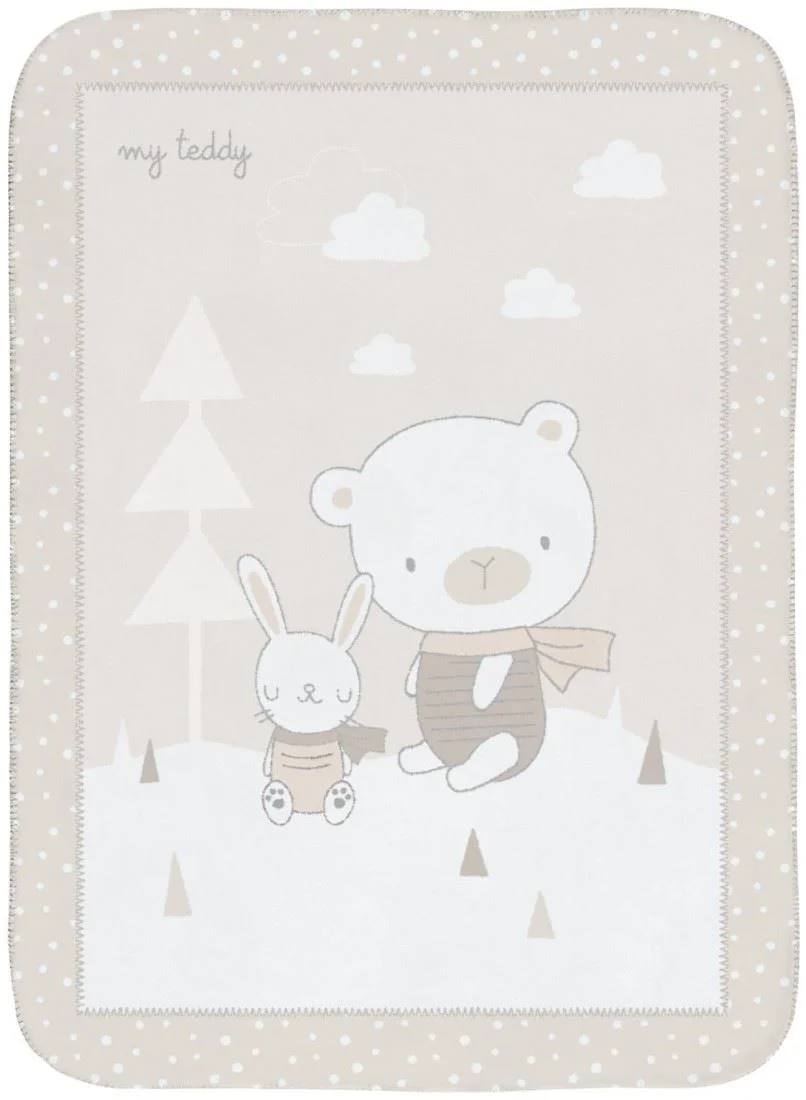 image for Супермягкое одеяло KikkaBoo My Teddy, 110x140 см foto