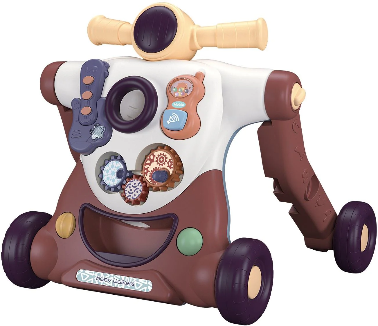 image for Ходунки 4 в 1 KikkaBoo Robo Beige foto