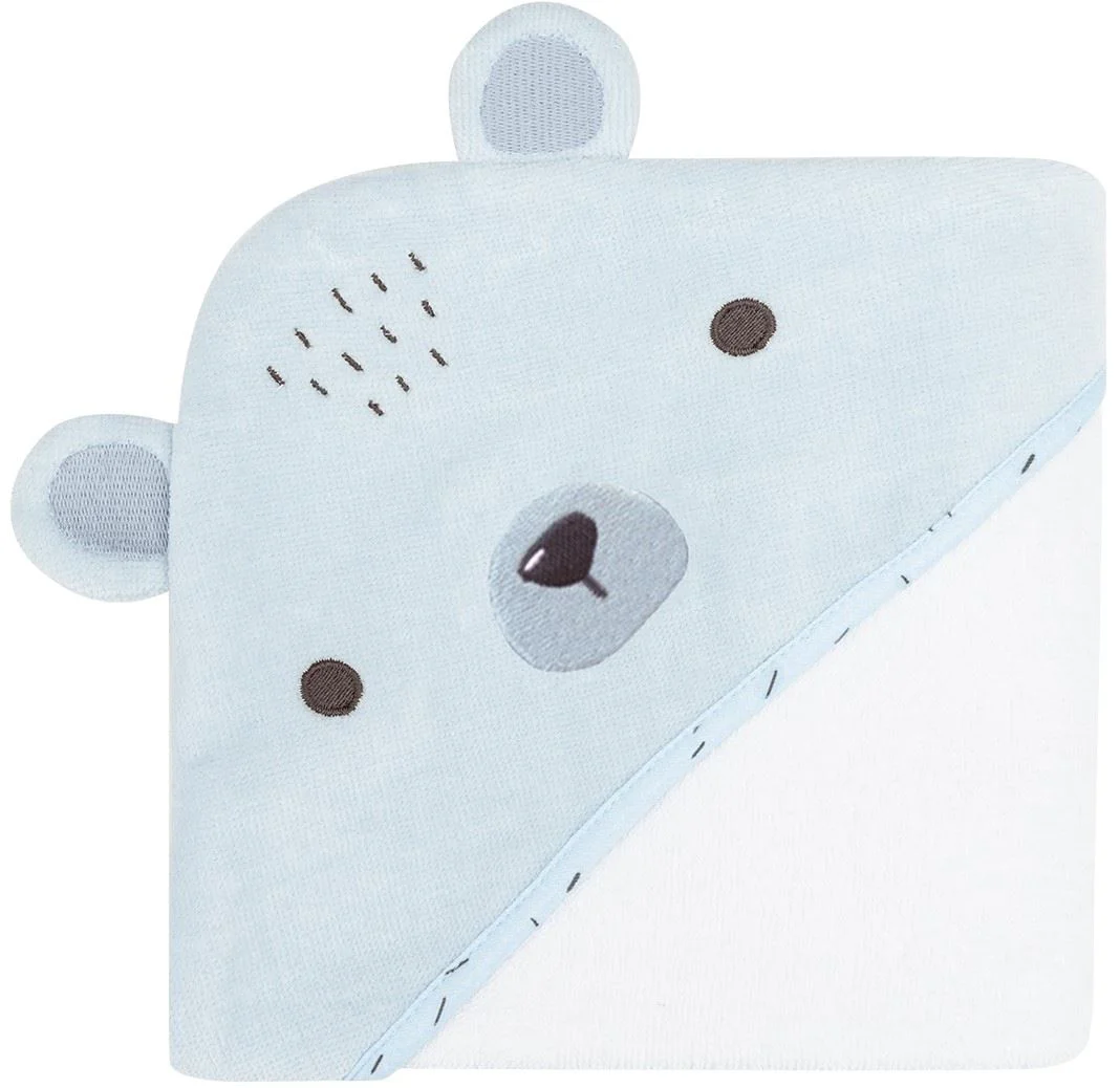 image for Полотенце с капюшоном KikkaBoo Bear with me Blue, 90х90 см foto