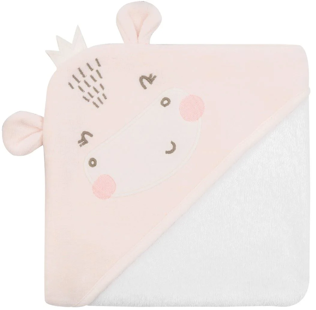 image for Махровое полотенце с капюшоном KikkaBoo Hippo Dreams, 90x90 см foto