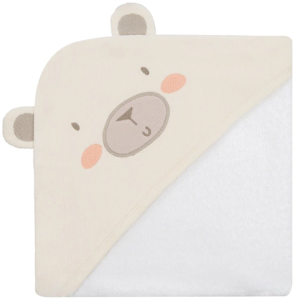 image for Махровое полотенце с капюшоном KikkaBoo My Teddy, 90x90 см foto