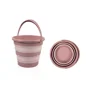 Складное ведро для ванной BabyJem Pink foto