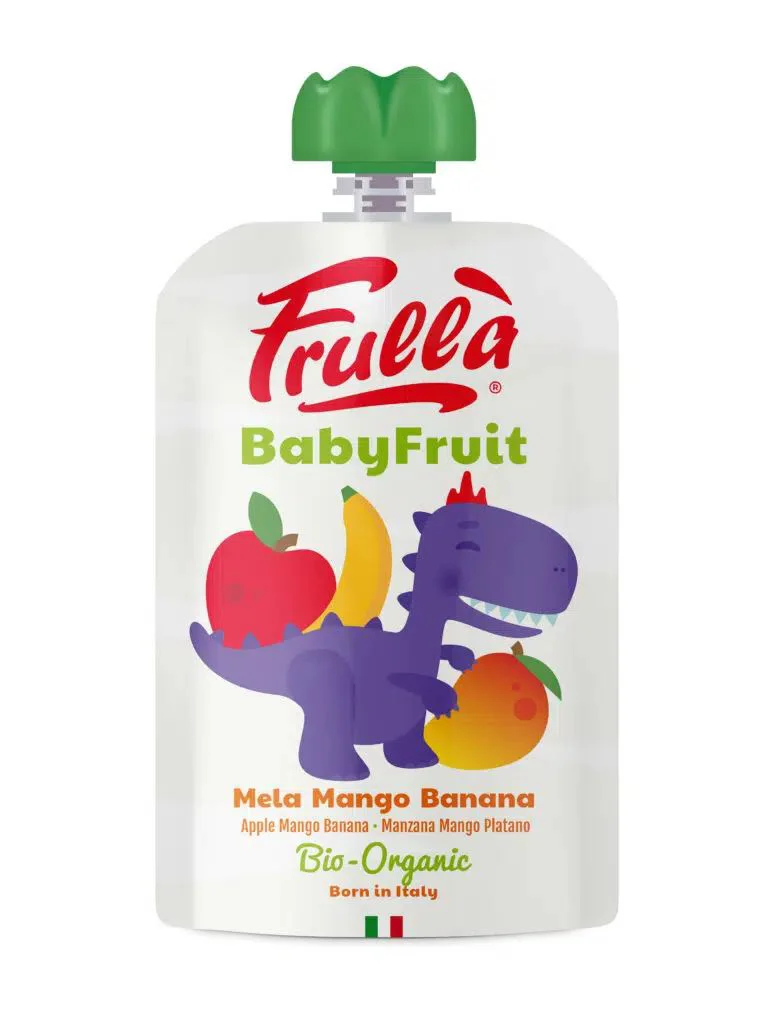 Пюре Bio Organic Frulla из яблок, манго и бананов, 100 г