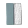 Муслиновые пеленки Beaba Baltic Blue/Points, 120x120 см, 2 шт.