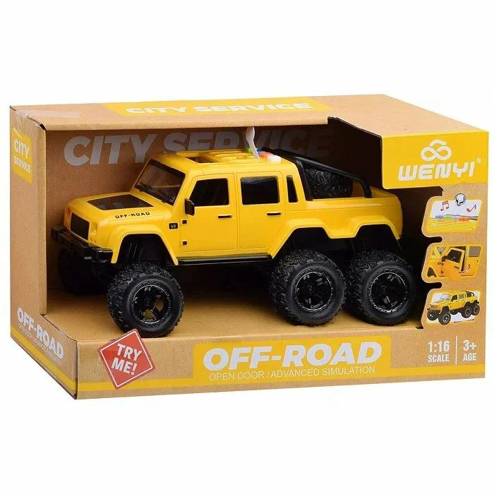 Jeep cu inertie Wenyi Offroad, 1:16 foto