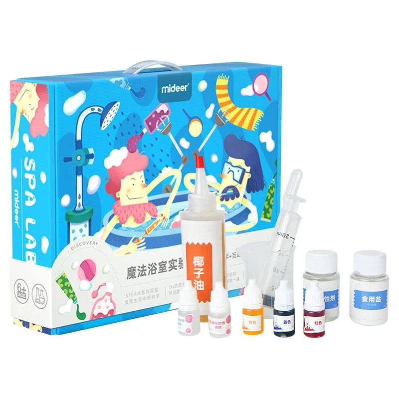 Set pentru experimente stiintifice Mideer Laborator spa
