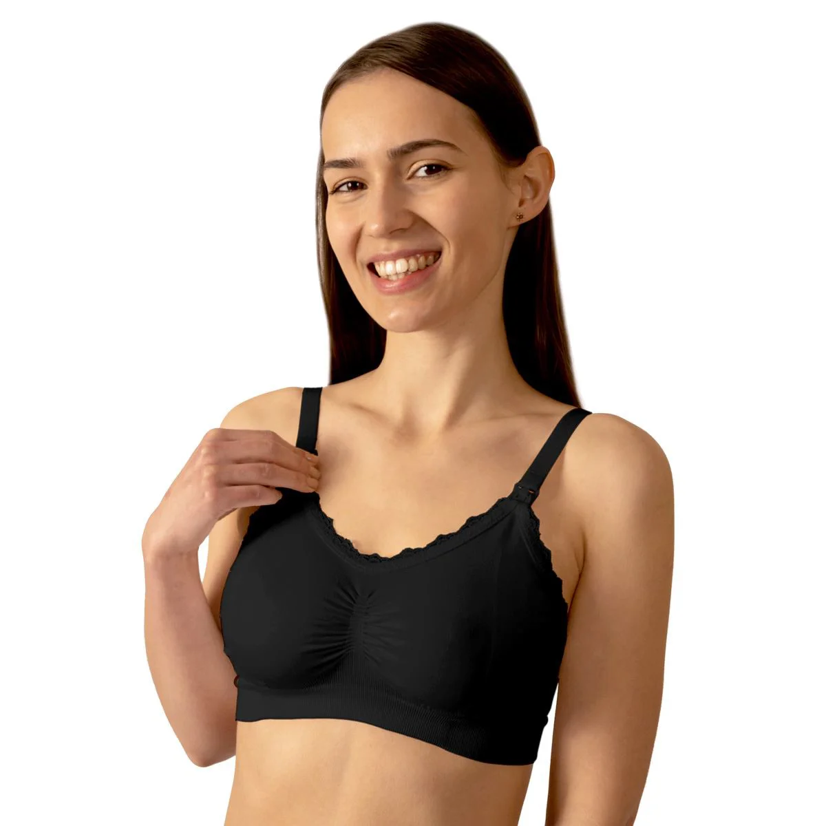 Sutien pentru alaptare BabyOno Negru, marimea C70-75