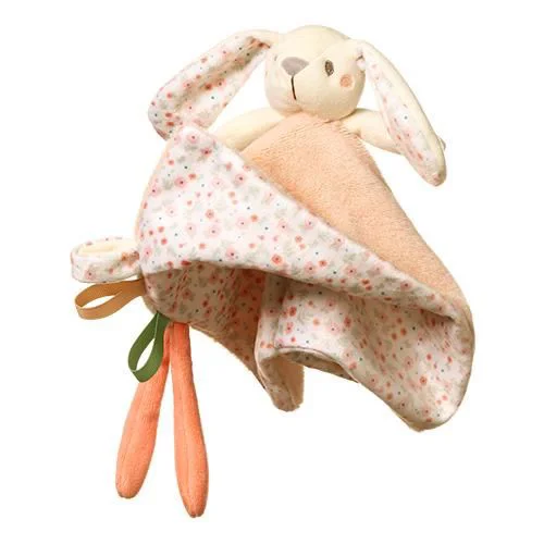 Patura-jucarie moale BabyOno Baby Bunny