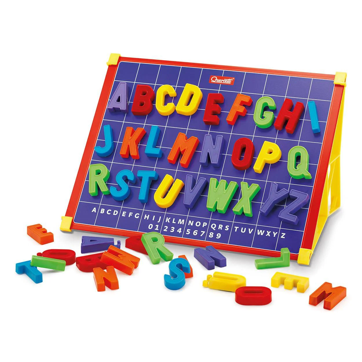 Tableta Magnetica ABC, 53 piese Quercetti