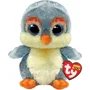 Jucarie de plus TY Beanie Boos Pinguinul Fisher, 15 cm foto