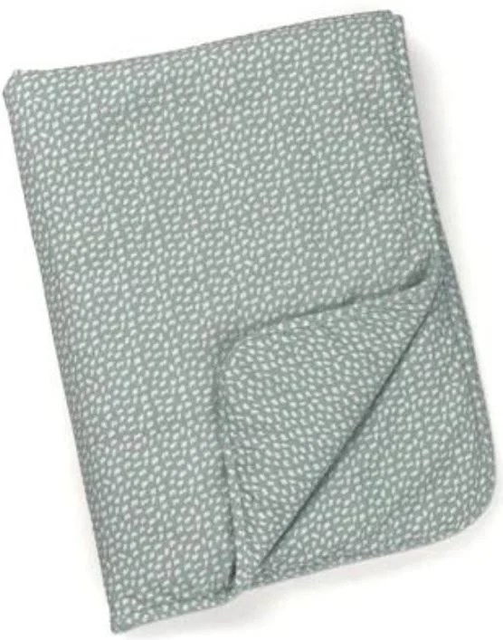 Ультранежный пледик Doomoo Cloudy Kaki из органического хлопка
