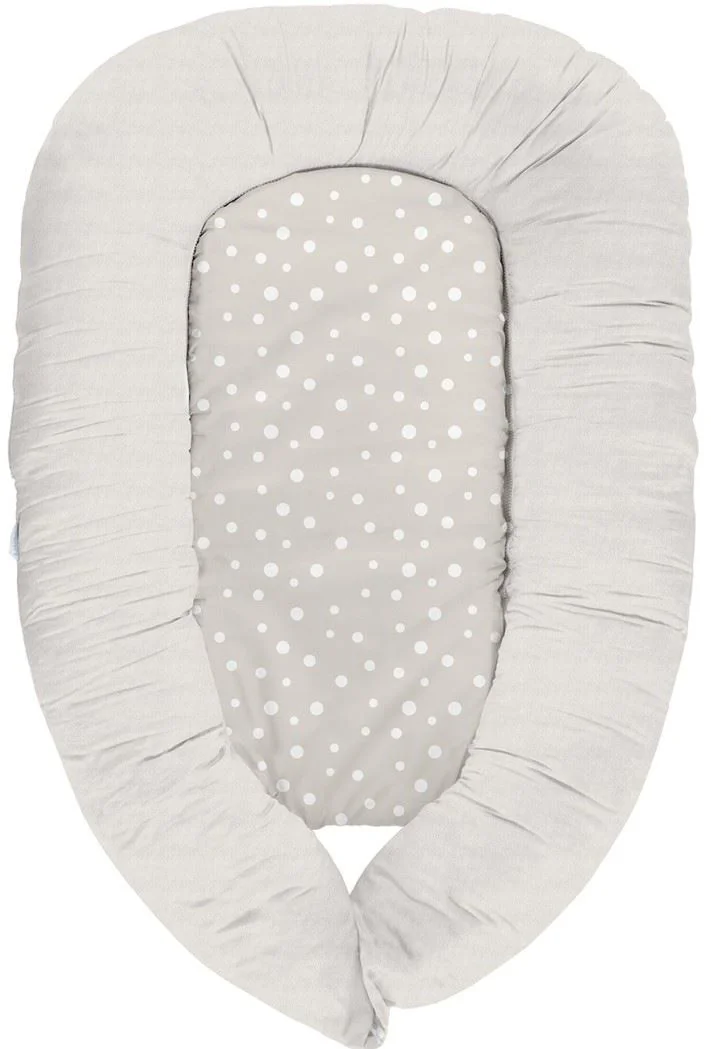 Бебинест 3 в 1 KikkaBoo Memory Dots Beige