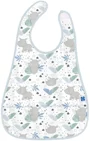 Baveta impermeabila cu buzunar KikkaBoo Savanna Pattern Blue foto