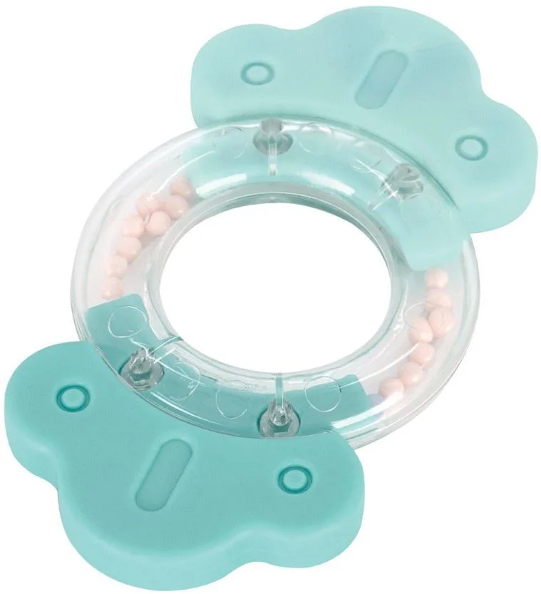 Прорезыватель с погремушкой KikkaBoo Bonbon Blue