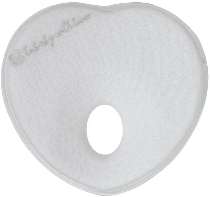 image for Эргономичная подушка KikkaBoo Heart Airknit Grey foto