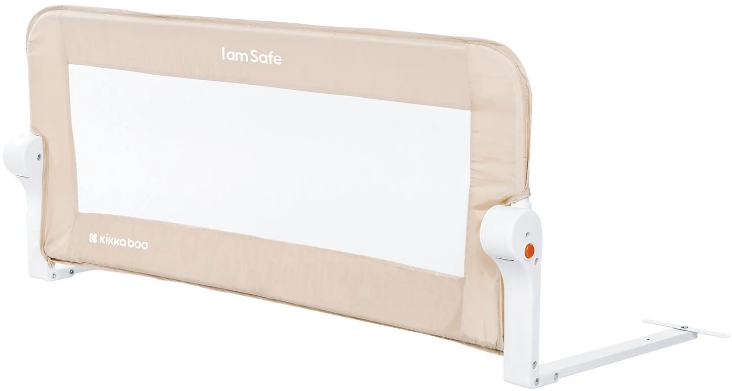 Боковая защита для кроватки KikkaBoo I Am Safe Beige, 102 см