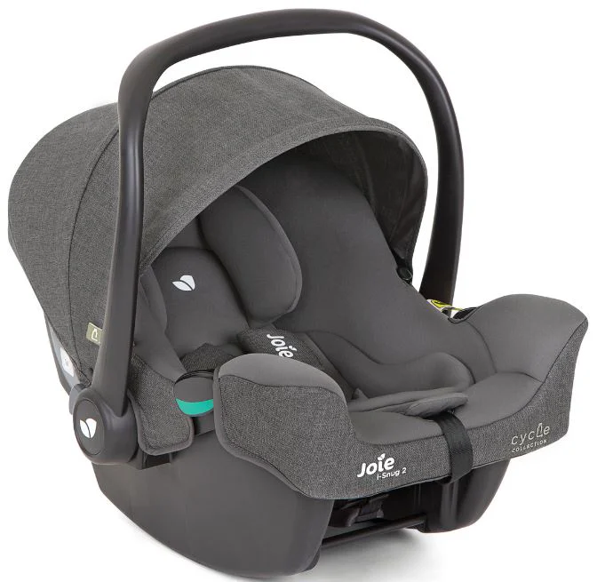 Scoica auto Joie i-Snug 2 Shell Gray cu tetiera reglabila, nastere-75 cm foto