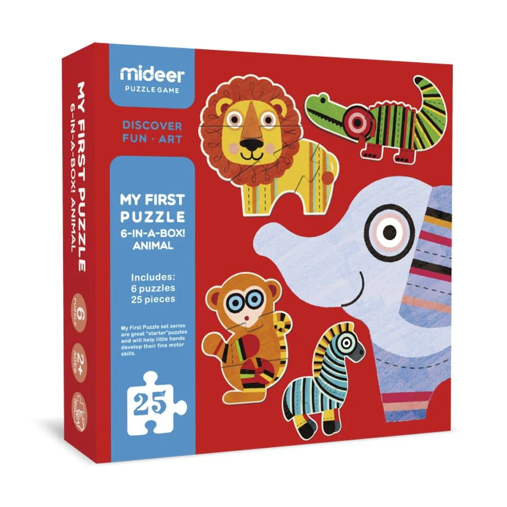 image for Primul puzzle Mideer Animale salbatice foto