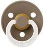 Suzeta rotunda BIBS Dark Oak Night din latex (0-6 luni) foto