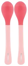 Set 2 lingurite cu senzor de temperatura KikkaBoo Pink