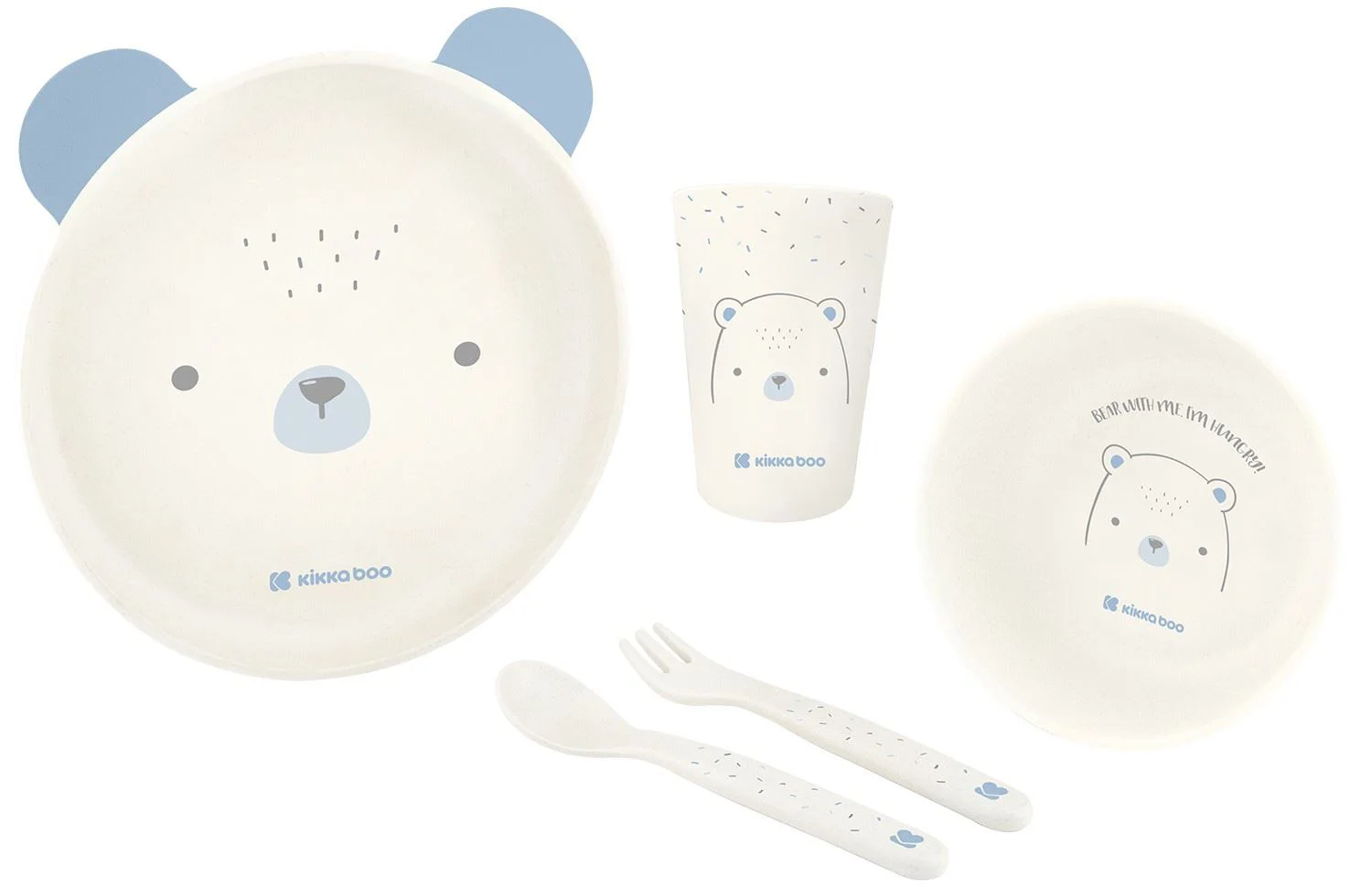 image for Набор для кормления KikkaBoo Bear with me Blue foto