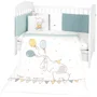 Set lenjerie patut 140x70 cm KikkaBoo Elephant Time, 6 piese foto