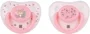 Suzete ortodontice din silicon KikkaBoo Savanna Pink (0-6 luni), 2 buc. foto