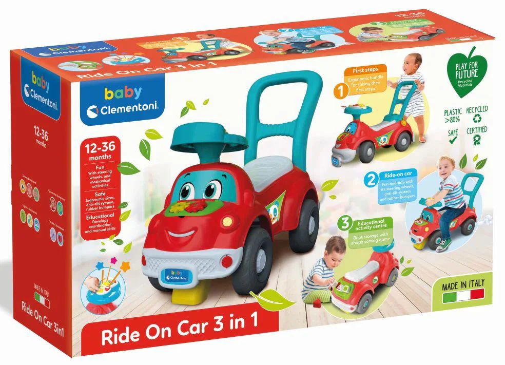 Tolocar Clementoni Ride On 3 in 1 Walking Car foto