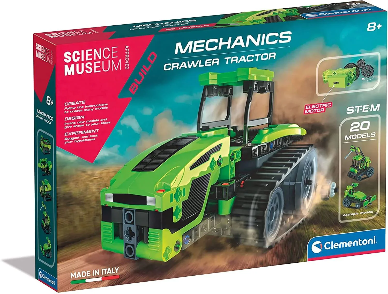 Set constructie Clementoni Tractoare, 250 piese