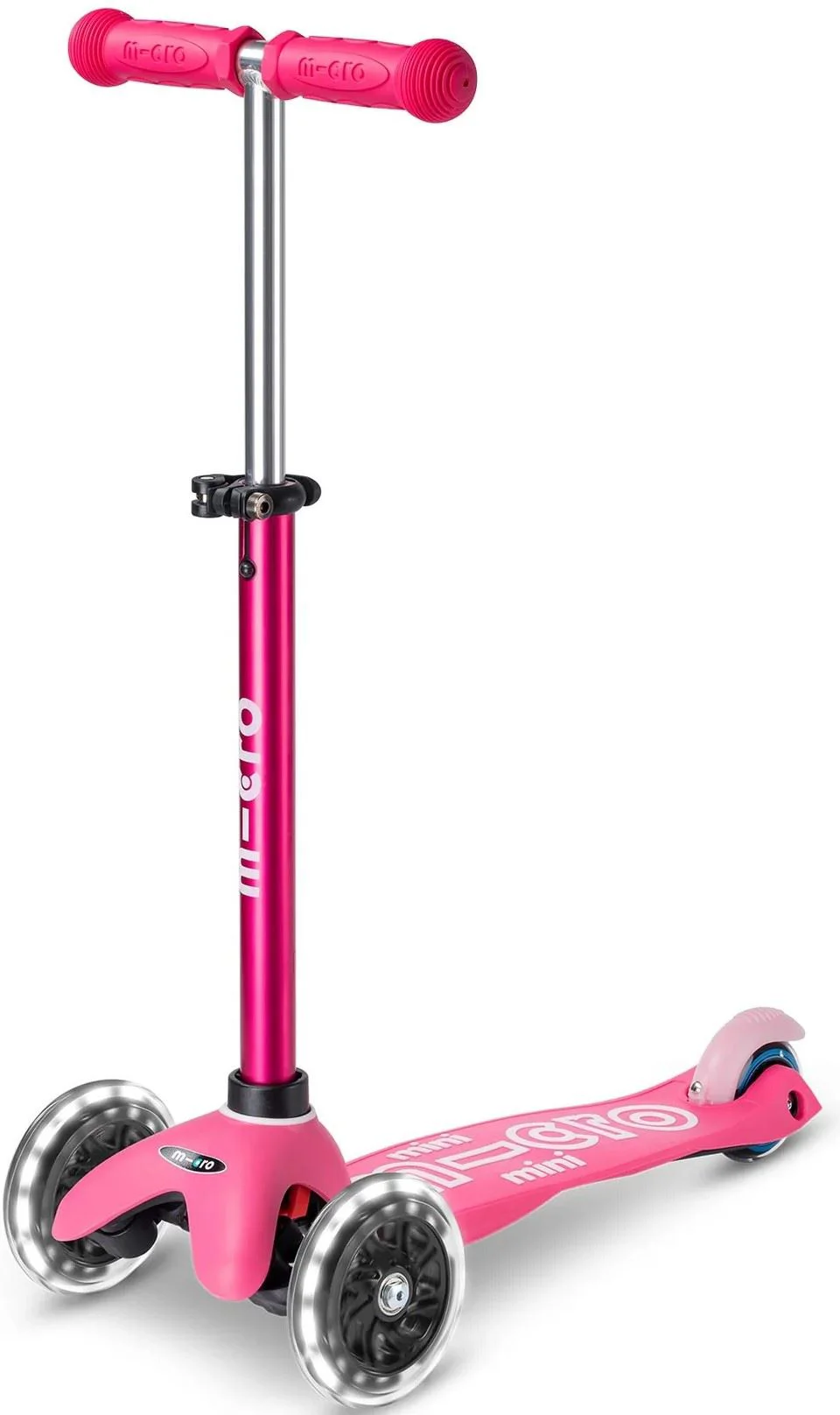 Самокат Micro Mini Deluxe LED Pink
