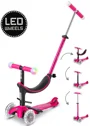 Trotineta Micro Mini2Grow Deluxe Magic LED Pink