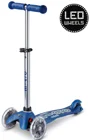 Trotineta Micro Mini Deluxe Galaxy Glitter LED Navy foto