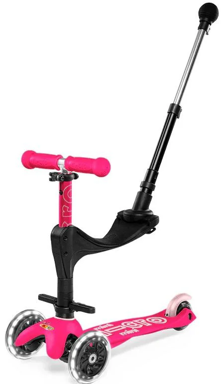 image for Самокат Micro Mini 3 в 1 Deluxe Plus LED Pink foto