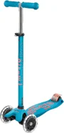 Trotineta Micro Maxi Deluxe LED Carribean Blue foto