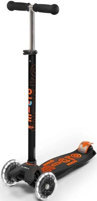 image for Самокат Micro Maxi Deluxe LED Black Orange foto