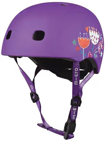 image for Casca de protectie Micro Floral Purple S foto