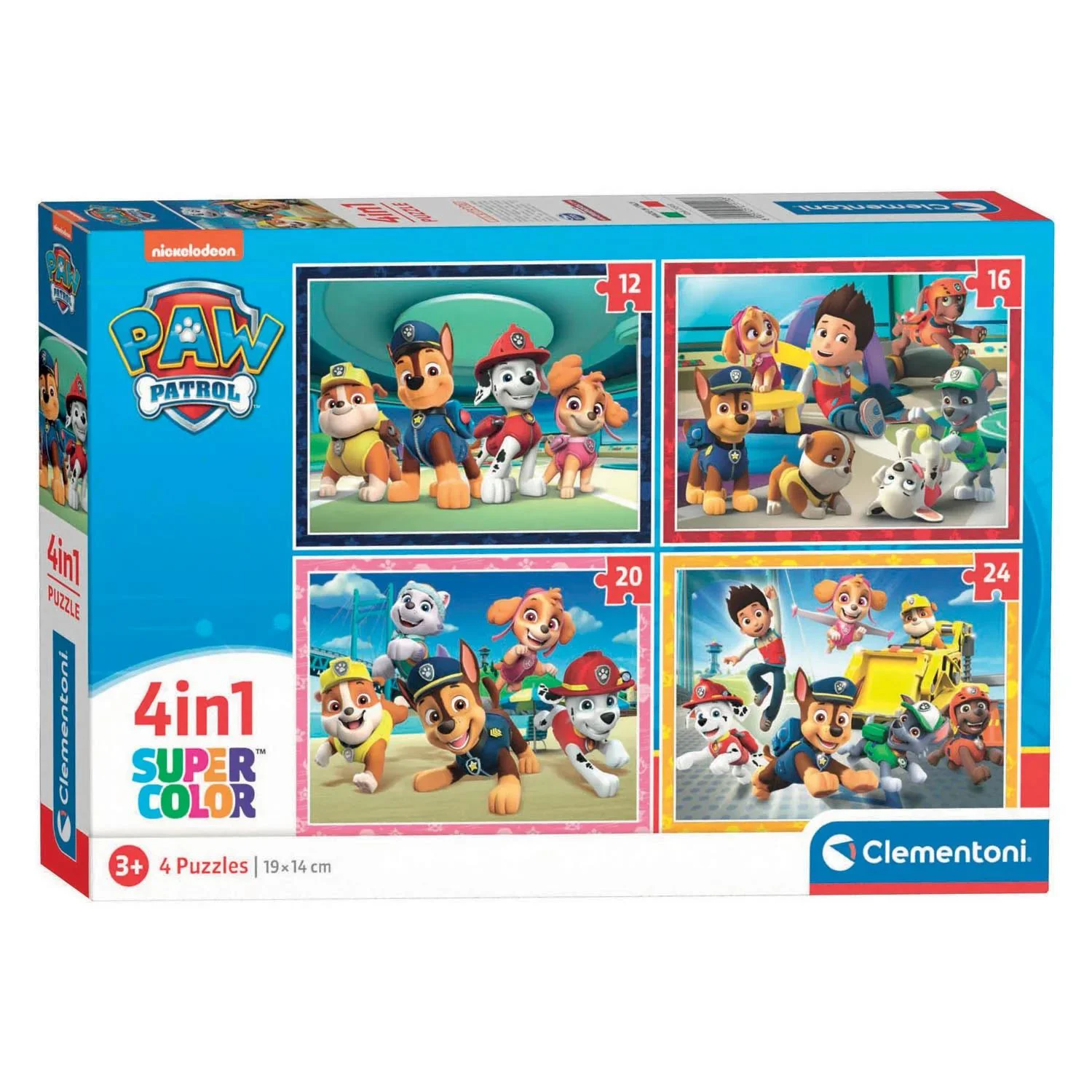 Puzzle Clementoni 4 in 1 Paw Patrol foto