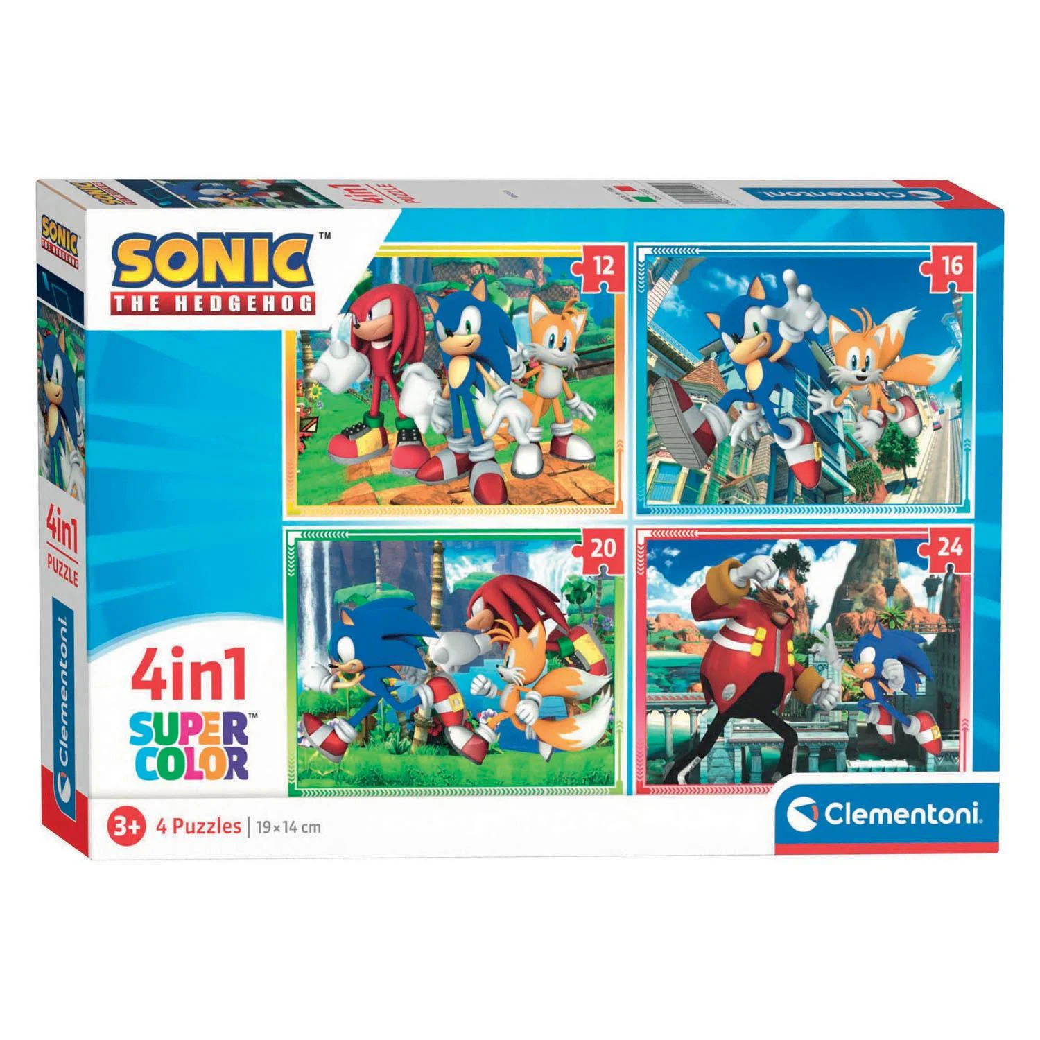 Puzzle Clementoni 4 in 1 Sonic
