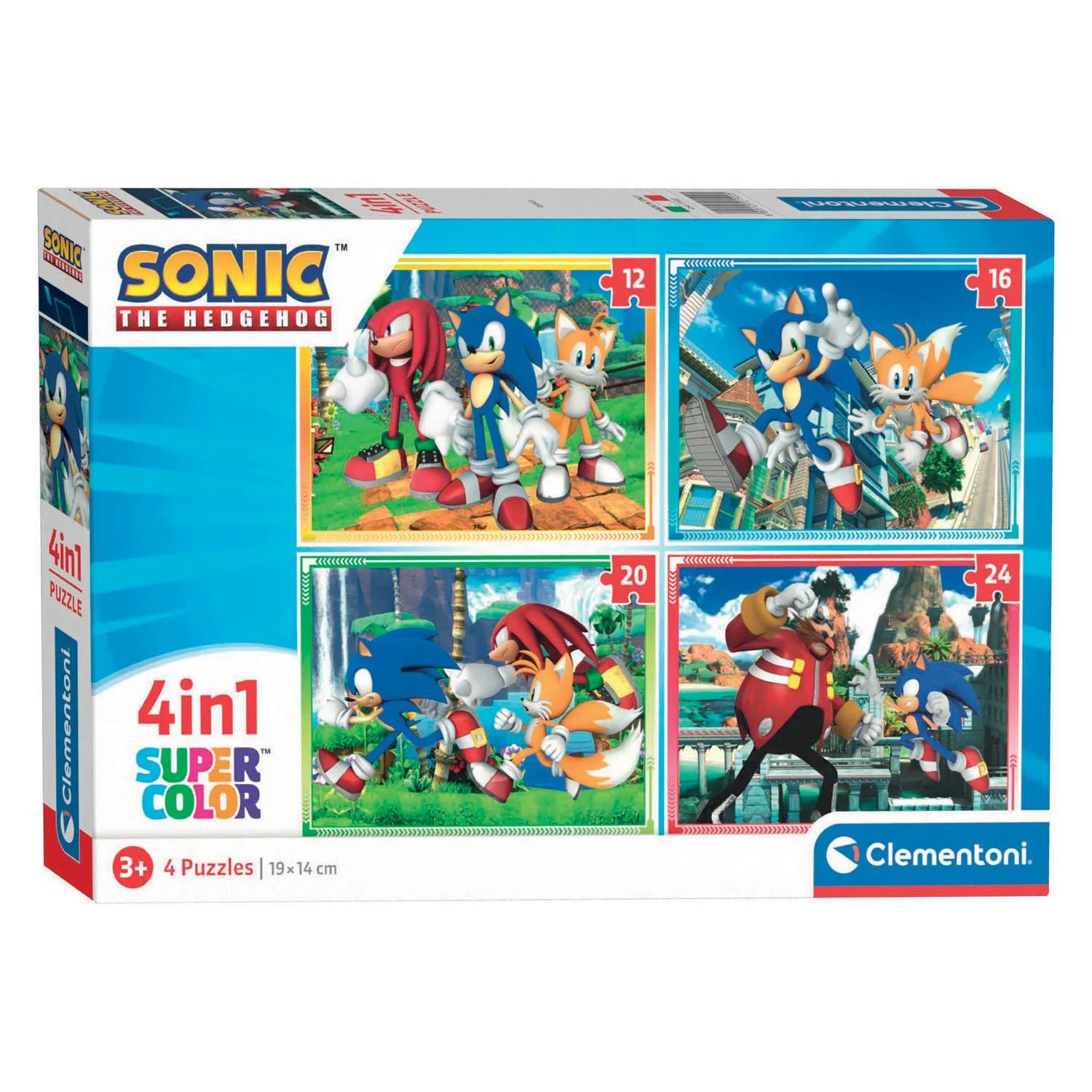 Puzzle Clementoni 4 in 1 Sonic foto