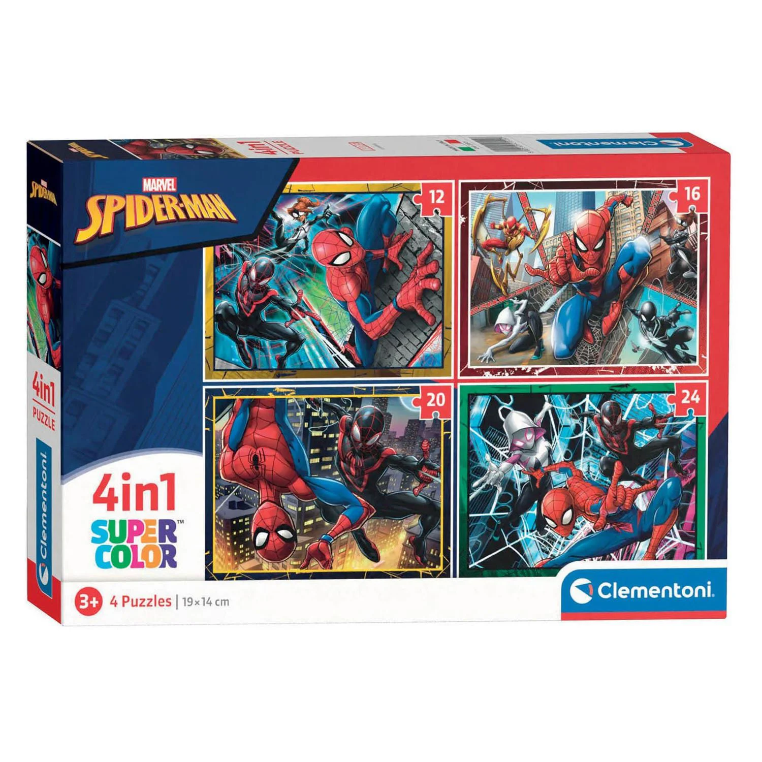 Puzzle Clementoni 4 in 1 Spiderman foto