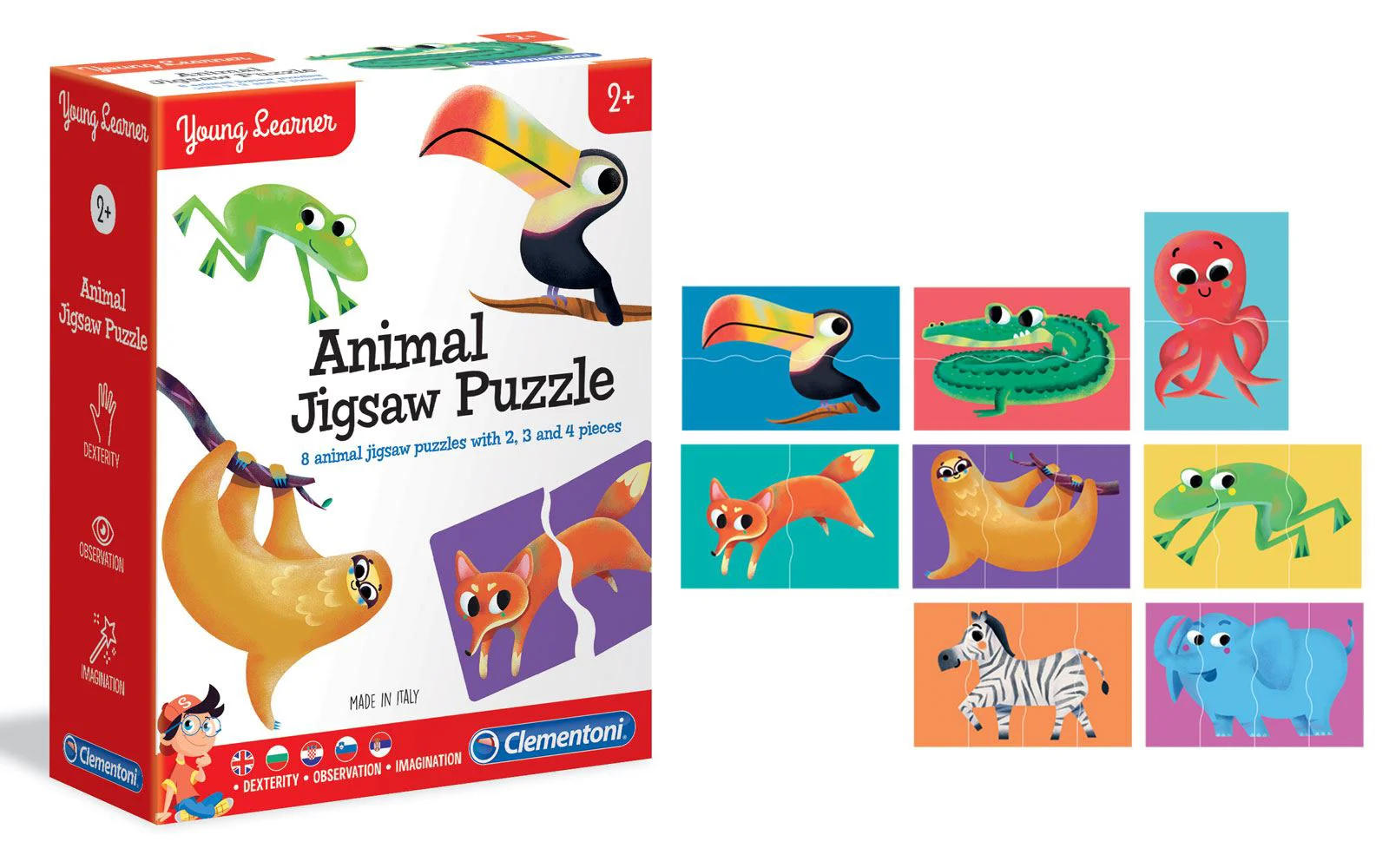 Puzzle Clementoni Animal Jigsaw foto