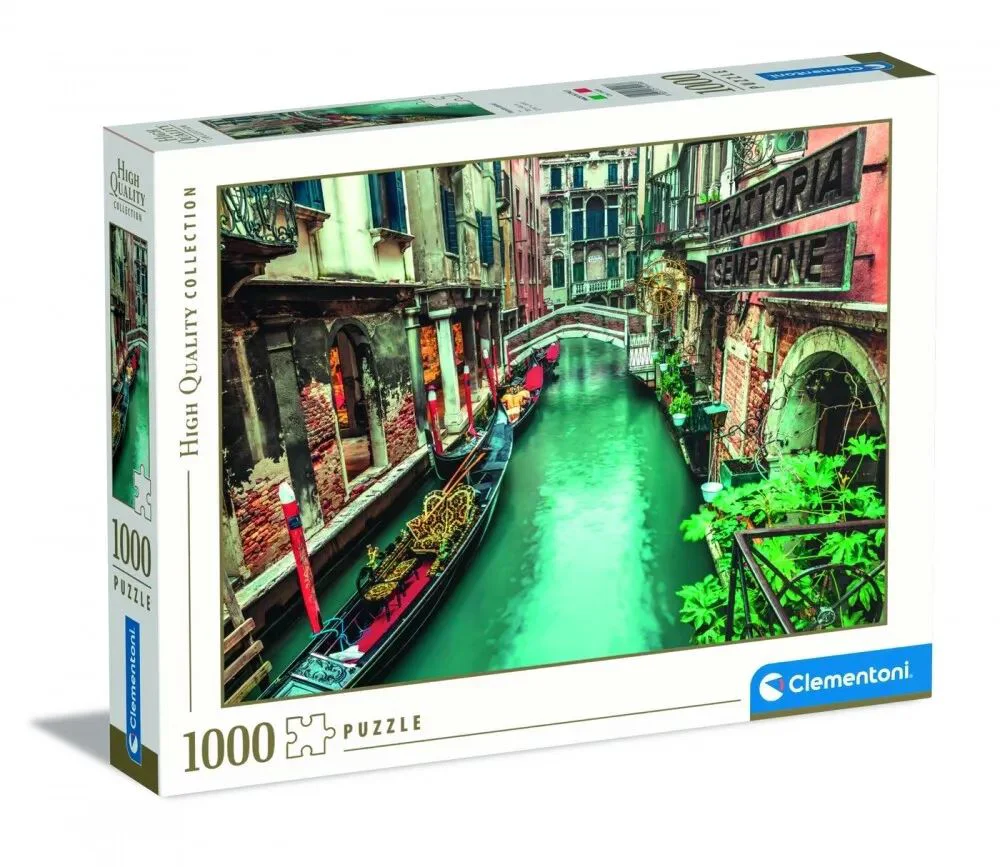 Puzzle Clementoni Canalul din Venetia, 1000 piese