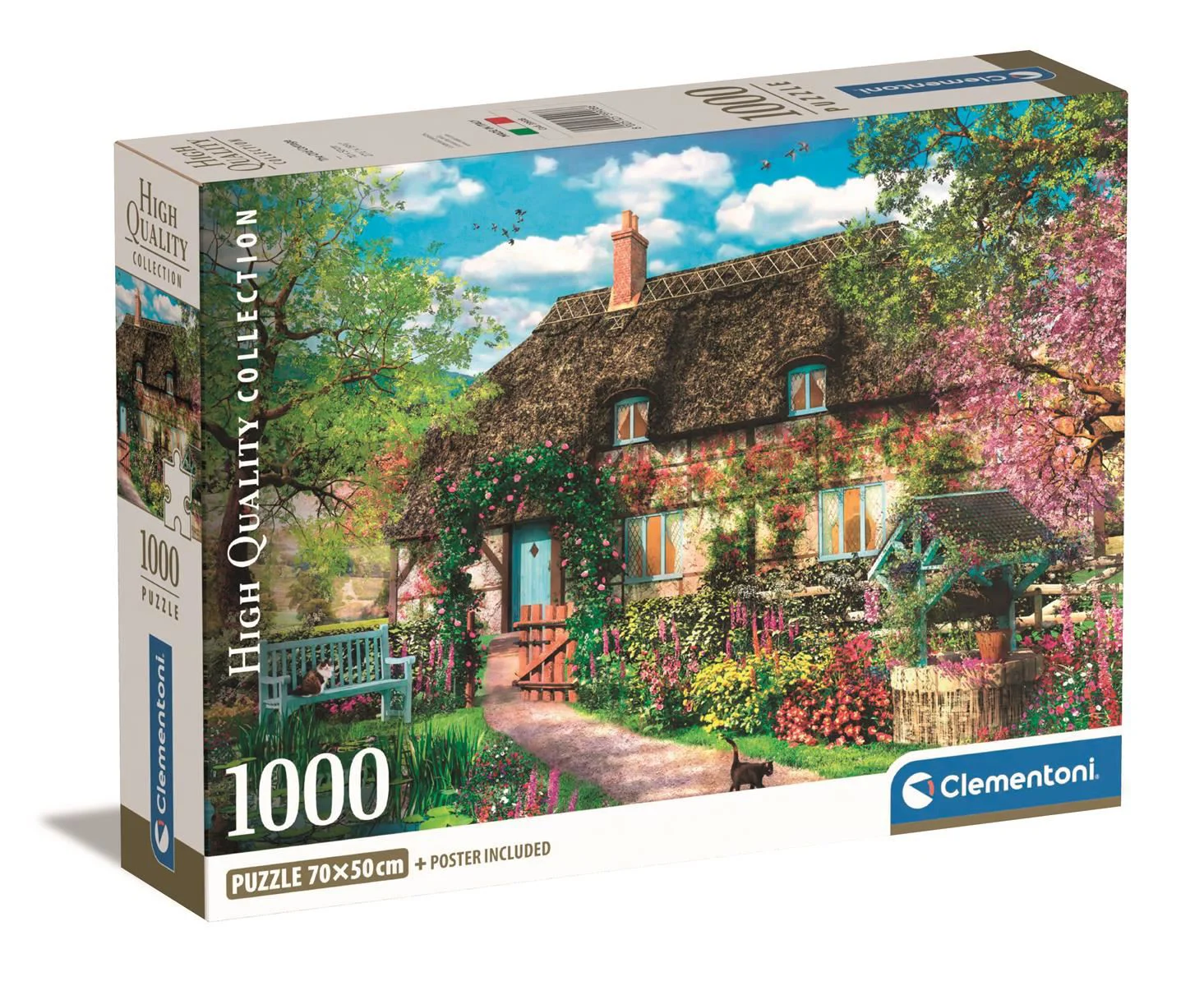 Puzzle Clementoni Compact The Old Cottage, 1000 piese foto