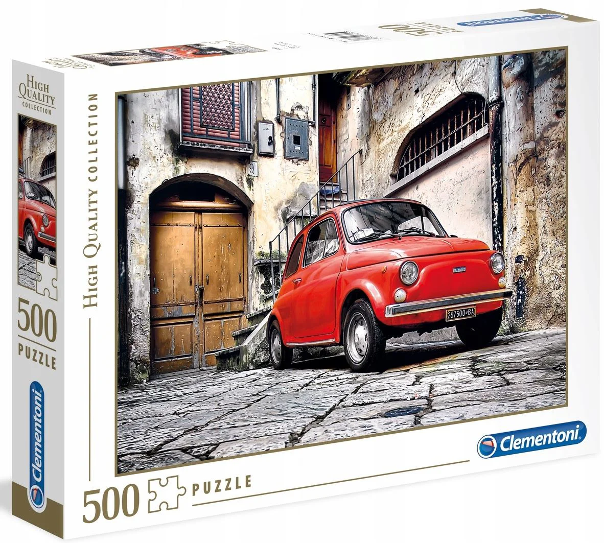 Puzzle Clementoni Fiat 500, 500 piese foto