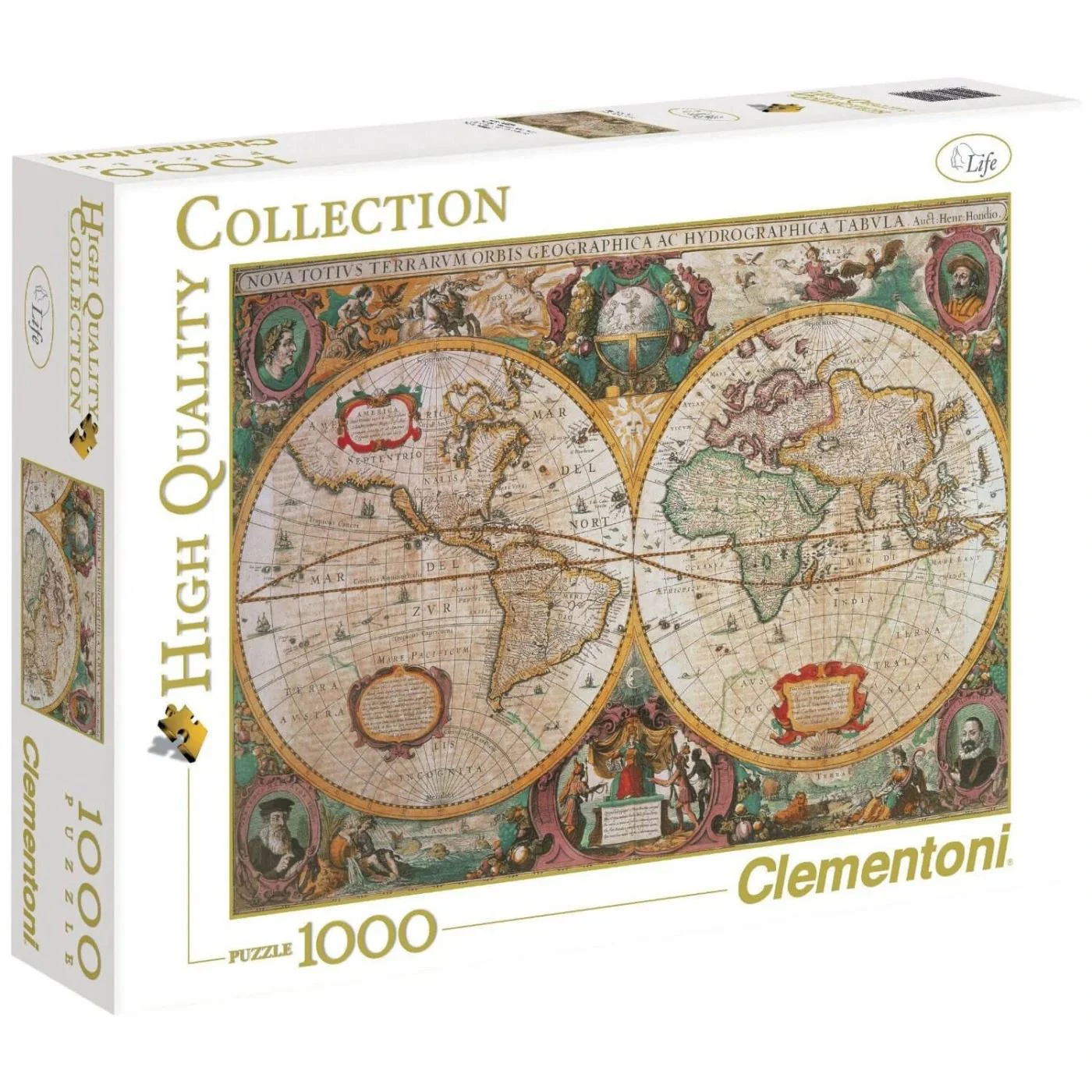 Puzzle Clementoni Harta Veche, 1000 piese